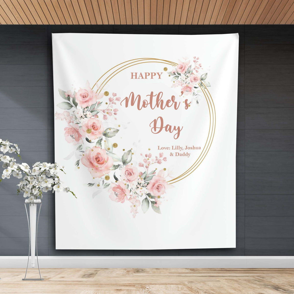Custom Mother's Day Backdrop