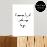 Burgundy Welcome Sign Printed Blush Floral 60th 80th Birthday Foam Board Printed Yard Sign Women Girls Party Poster Bridal Shower