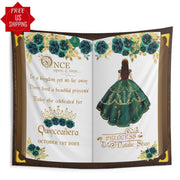 Mexican Princess Birthday Book Background