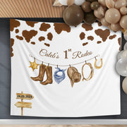 Boy First Birthday Backdrop