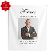 Custom Memorial Photo Banner Memorial Service Decoration