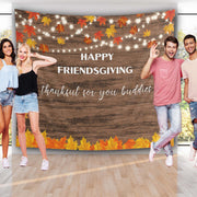 Happy Friendsgiving Backdrop