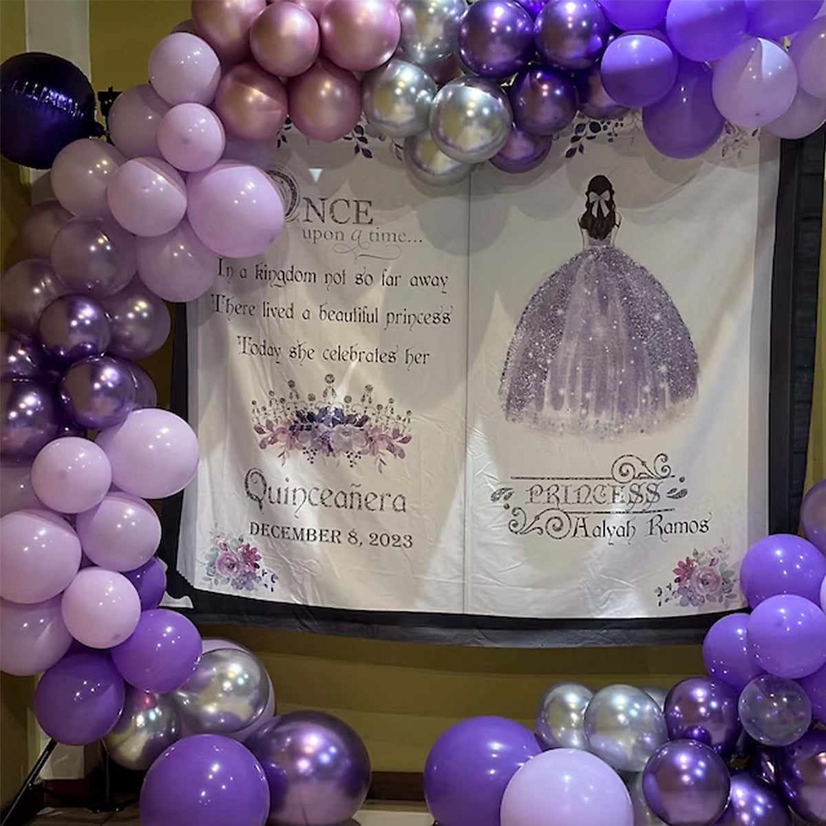 Quinceañera Backdrop