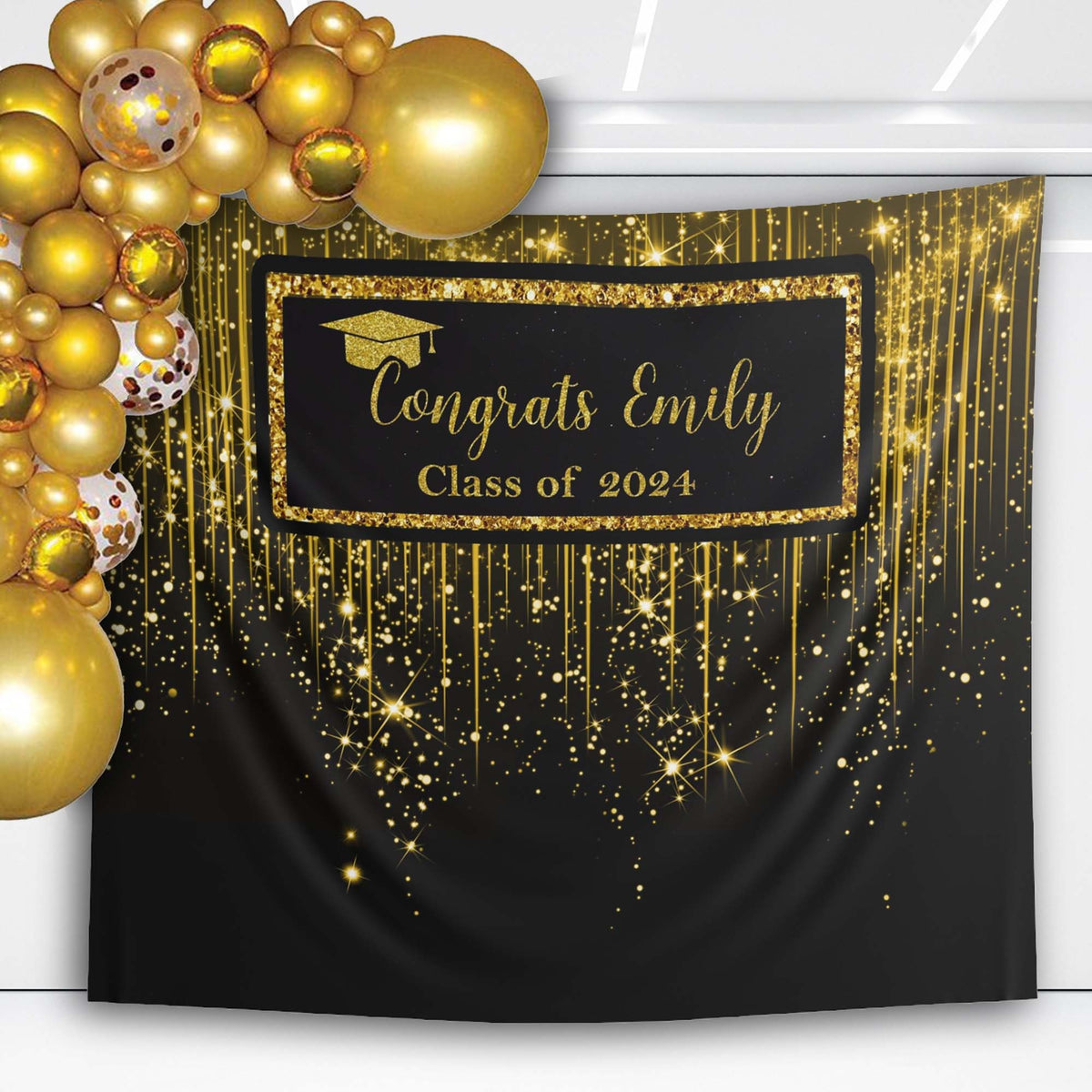 2024 Class Graduation Photography Backdrop