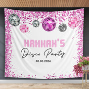 Disco Party Birthday Backdrop