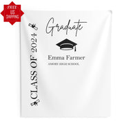 Congratulations Grad Simple High School Colors Party Background