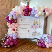 pink and purple book backdrop
