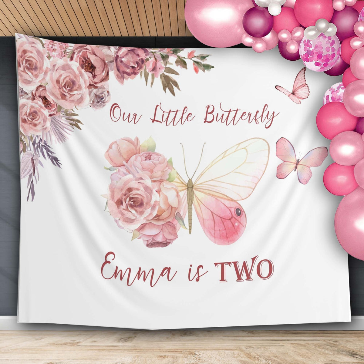 Butterfly Birthday Banner