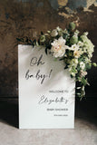 Baby Shower Foam Board Oh Baby Theme Sign Paper Poster