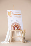 1st Birthday Poster Sunshine 1st Birthday Boho Printed Poster