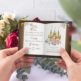 Princess Birthday Invitation Printed and Shipped Castle Party Invite Bulk Birthday Editable Fairytale Party invitation First Birthday Invite