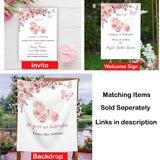 Butterfly Bridal Shower Invitation Printed & Shipped Floral Blush Butterfly Wedding Shower Invite Card Lifetime of Butterflies Bridal Brunch