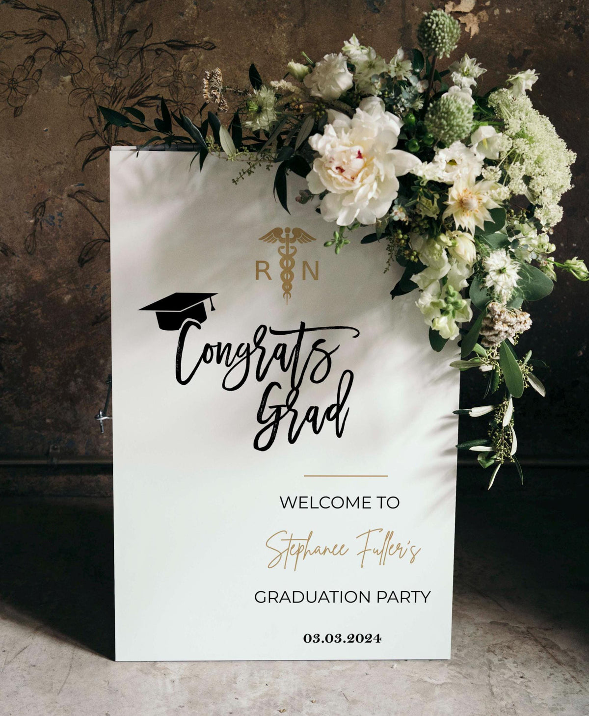 Nurse Graduation Party Decor Graduation Welcome Sign Foamboard