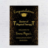 Grad Welcome Sign Doctor of Physical Therapy Graduation Foamboard PT Grad Decor Medical Student New Therapist 2025 Graduate Dr Name Poster