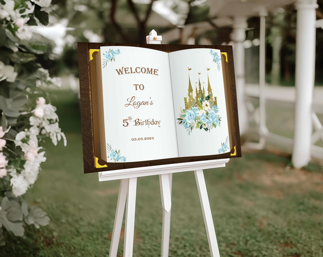Personalized Foam Board Fairytale Birthday Custom Storybook Decoration