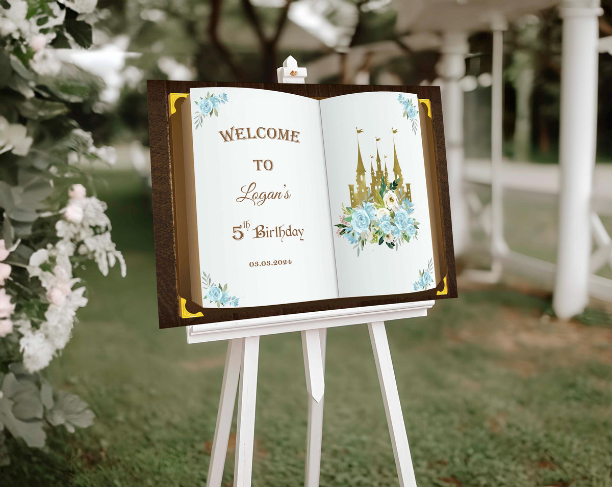 Personalized Foam Board Fairytale Birthday Custom Storybook Decoration