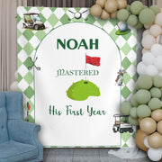 Custom Masters 1st Birthday Party Decor Golf First Birthday Banner