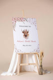 Bachelorette Party Foamboard Cow Print Future Mrs Poster Paper Entrance