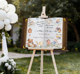 Printed Baby Shower Sign, Nursery Rhyme Baby Shower Foamboard,