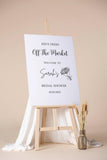 Bridal Shower Decor Bachelorette Party Foamboard Entrance Sign