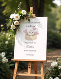 Printed Dumpling Baby Shower Sign Welcome Foamboard Little Dumpling on the Way Modern Baby Sprinkle Poster Paper Girl Boy Baby Shower Decor
