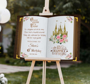 Printed Once Upon a Time Sign Princess Birthday Welcome Foamboard