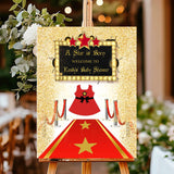 Red Carpet Girl Baby shower Sign Star Baby Shower Foamboard VIP Glam