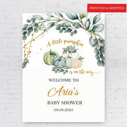 Autumn Baby shower Foamboard  Entrance Poster Paper