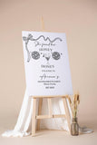 Printed Sign She Found Her Honey Bridal Shower Decor Disco Cocktail Bach Party Welcome Foamboard Couquette Bow Dancing Queen Mediterranean