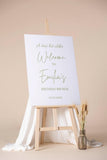 Tini Bit Older Birthday Welcome Sign Printed Olive Green Matini Party Foamboard Personalized Birthday Poster Custom Ladies Party Decor