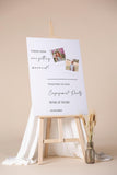 Personalized Engagement Welcome Sign Minimalist Modern Foamboard These Kids are Getting Married Wedding Welcome Sign Engagement Foamboard