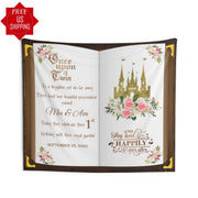 Pink Floral Castle Birthday Banner Storybook Girl First Birthday Sign