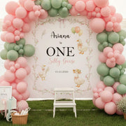 Silly Goose Birthday Decor Girls First Birthday Backdrop