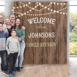 Rustic Family Reunion Backdrop