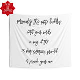 Custom Backdrop, Wedding Quote Backdrop - iJay Backdrops
