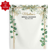 Greenery Outdoor Backdrop for Bridal shower - iJay Backdrops