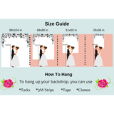 Greenery Bachelorette Party Backdrop - iJay Backdrops