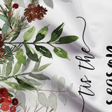 Red Christmas Bridal Shower Backdrop - iJay Backdrops
