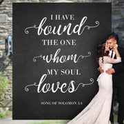 Custom Quote Wedding Backdrop, I have Found the One - iJay Backdrops