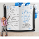 Winter Castle Birthday Book Backdrop - iJay Backdrops
