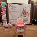 First Birthday Princess Backdrop - iJay Backdrops