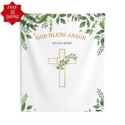 Greenery Baptism Backdrop - iJay Backdrops