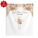 Pampas grass Baptism Backdrop - iJay Backdrops