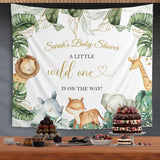 Little Wild One Safari Baby Shower Backdrop - iJay Backdrops