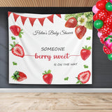 Strawberry Berry Sweet Baby Shower Backdrop - iJay Backdrops