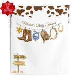Cowboy Baby Shower Backdrop - iJay Backdrops
