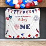 4th of July First Birthday Backdrop