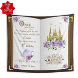 Purple Tea party backdrop, Princess tea party, Kids tea party, Princess Birthday Party, First Birthday Backdrop, Custom backdrop - iJay Backdrops