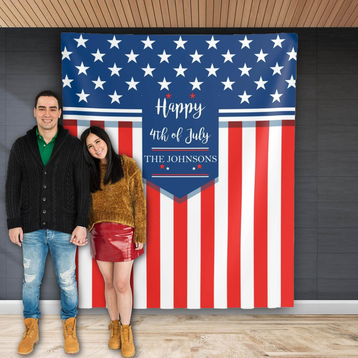 Independence Day Party Banner - iJay Backdrops