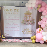 One-ce upon a time First Birthday Princess Backdrop - iJay Backdrops
